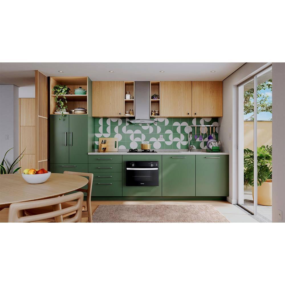 Forno Elétrico de Embutir Consul 47L COB47BE Porta Removível Timer Autodesligamento Luz Interna Preto - 8