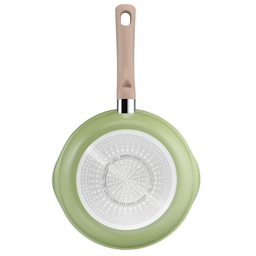 Panela Wok Tefal One Pick Pot 22cm Alumínio Antiaderente Indução Tampa Vidro Verde - 3