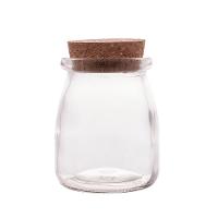 Pote de Vidro Lyor 190ml com Tampa de Rolha Removível e Design Charmoso - 2