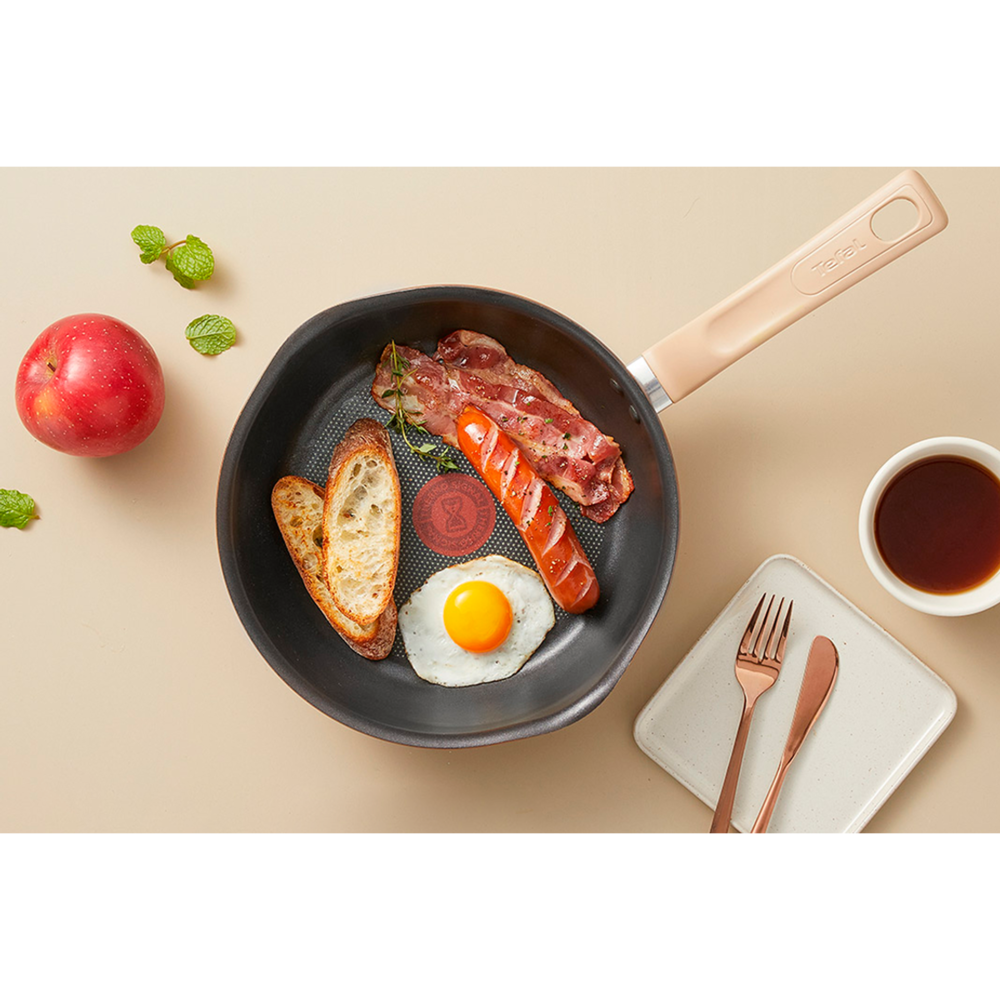 Panela Wok Tefal One Pick Pot 22cm Alumínio Antiaderente Indução Tampa Vidro Preto - 13