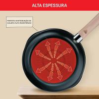 Panela Wok Tefal One Pick Pot 22cm Alumínio Antiaderente Indução Tampa Vidro Preto - 9