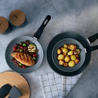 Frigideira Antiaderente Lyor Chef 20cm Granito Cerâmico Indução Cinza - 6