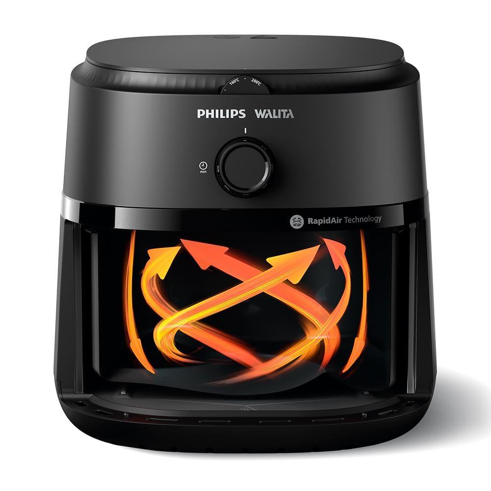 Fritadeira Airfryer Philips Walita Série 1000 XL 6,2L 1700W Grelha Removível Preto - 3