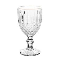 Conjunto 6 Taças de Água Wolff Greek 320ml Vidro Fio Dourado Clássico - 3