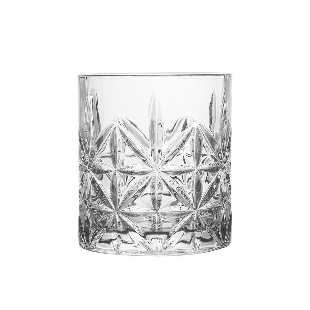 Conjunto 6 Copos Baixo Wolff Stella 300ml Vidro Transparente Elegante - 4