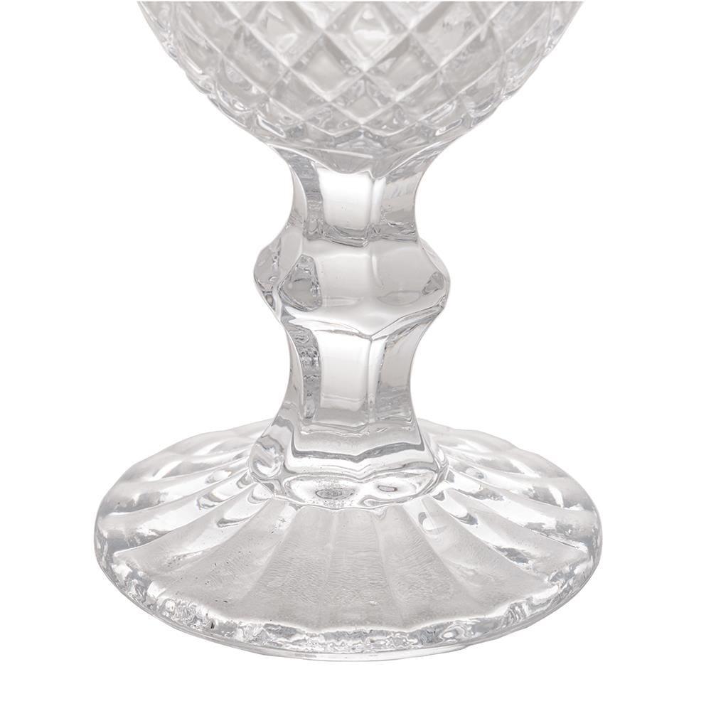 Conjunto 6 Taças Água Wolff Greek 320ml Vidro Sofisticada - 4