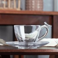 Conjunto 4 Xícaras de Café Wolff Bird 80ml com Pires Cristal Ecológico Relevo Artístico - 7