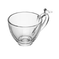 Conjunto 4 Xícaras de Chá Wolff Bird 180ml com Pires Cristal Ecológico - 3