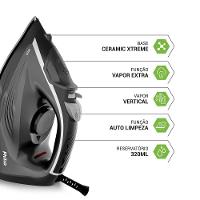 Ferro a Vapor Philco PFV70 Base Ceramic Xtreme Vapor Vertical 92 Saídas de Vapor - 9