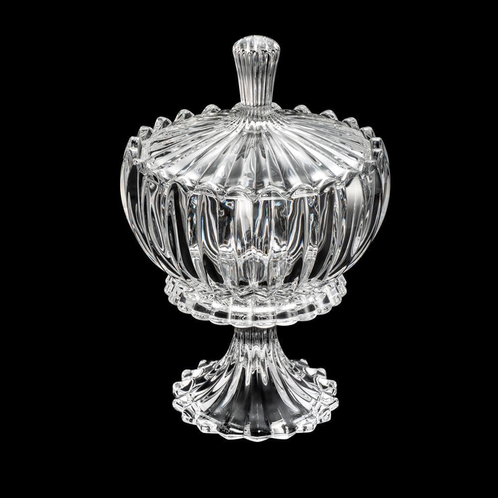 Potiche com Pé Wolff Geneva Cristal 17x25cm Acabamento Premium - 4