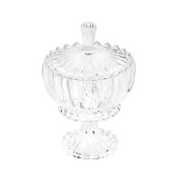 Potiche com Pé Wolff Geneva Cristal 17x25cm Acabamento Premium - 1