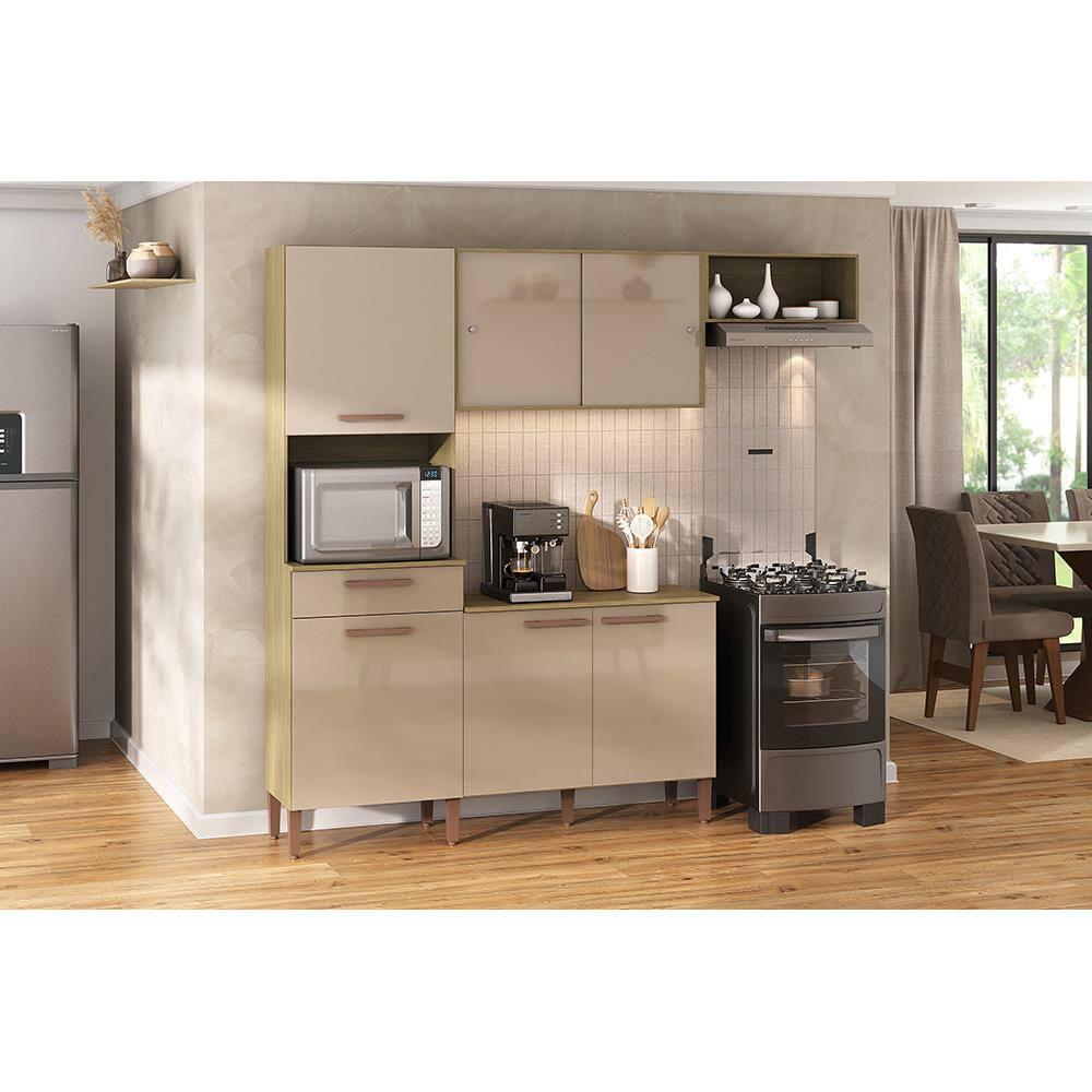 Cozinha Compacta Atualle Pop 197cm 5 Portas 1 Gaveta MDP 12mm - 1