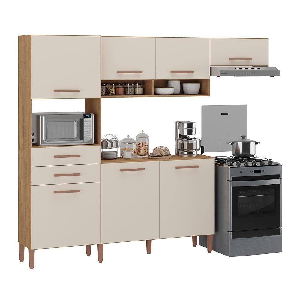 Cozinha Compacta Atualle Fortaleza 187cm 7 Portas 2 Gavetas MDP - 2