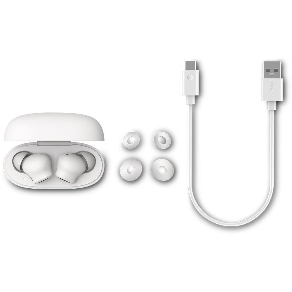 Fone de Ouvido Bluetooth Philips TAT1109WT/00 Branco com Microfone - 9
