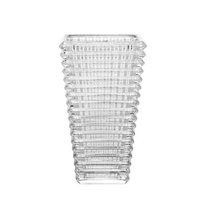 Vaso Wolff Maya Cristal 10,5x7,5x17,5cm Elegância Duradoura Design Suave