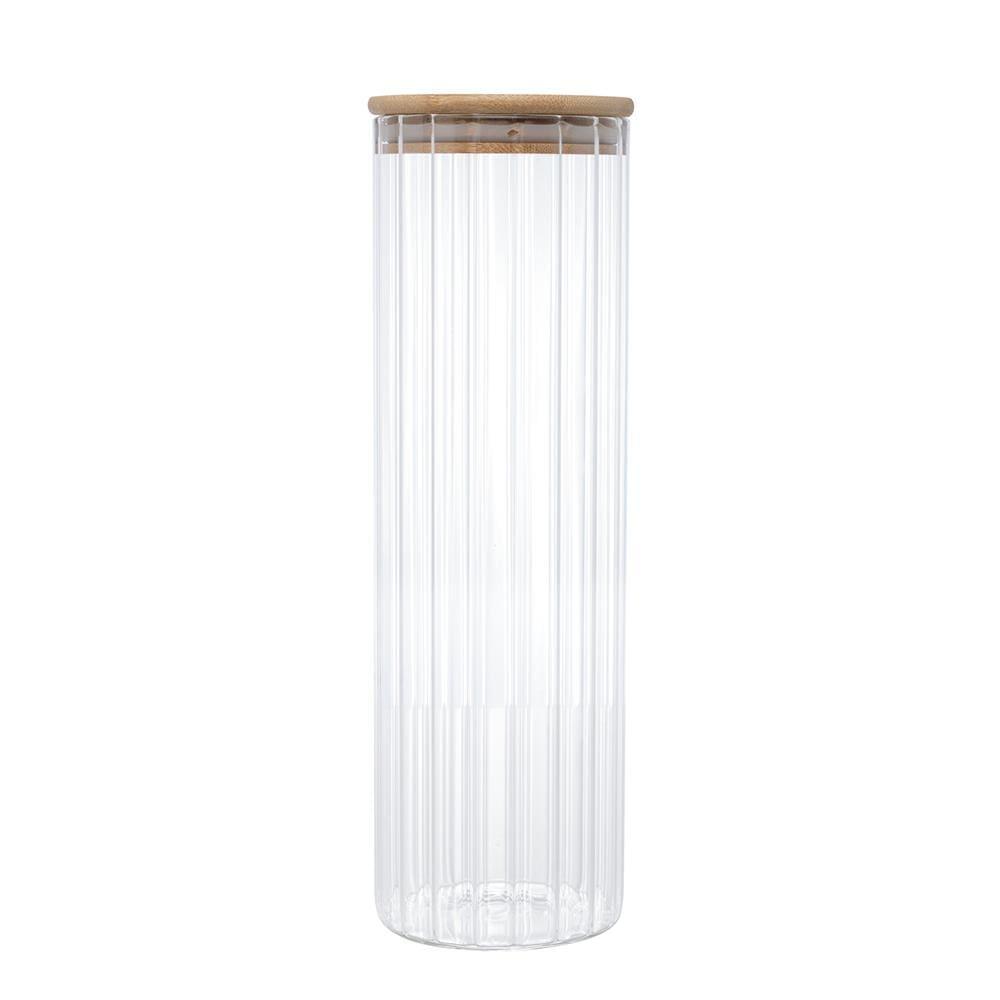 Porta Mantimento Wolff 1,3L Vidro Borossilicato Tampa Bambu - 2