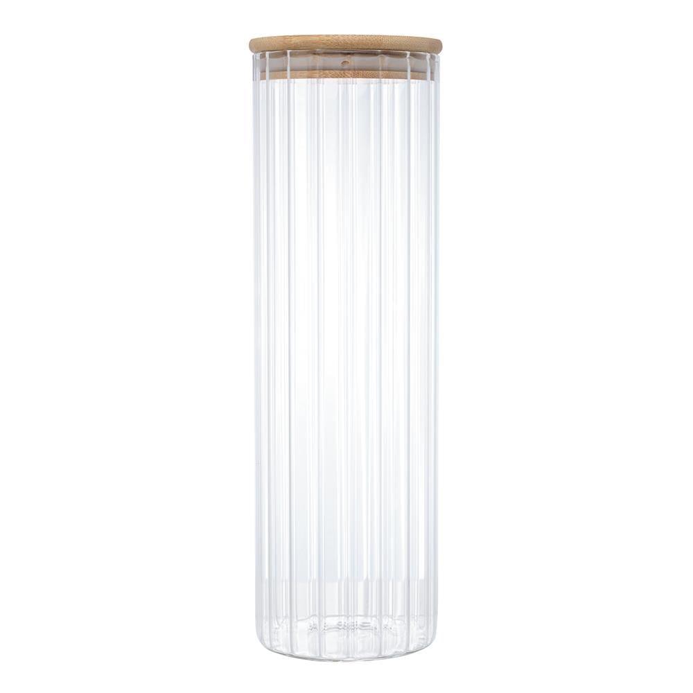 Porta Mantimento Wolff 1,3L Vidro Borossilicato Tampa Bambu - 3