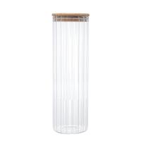 Porta Mantimento Wolff 1,3L Vidro Borossilicato Tampa Bambu - 2