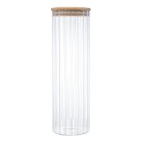 Porta Mantimento Wolff 1,3L Vidro Borossilicato Tampa Bambu - 3