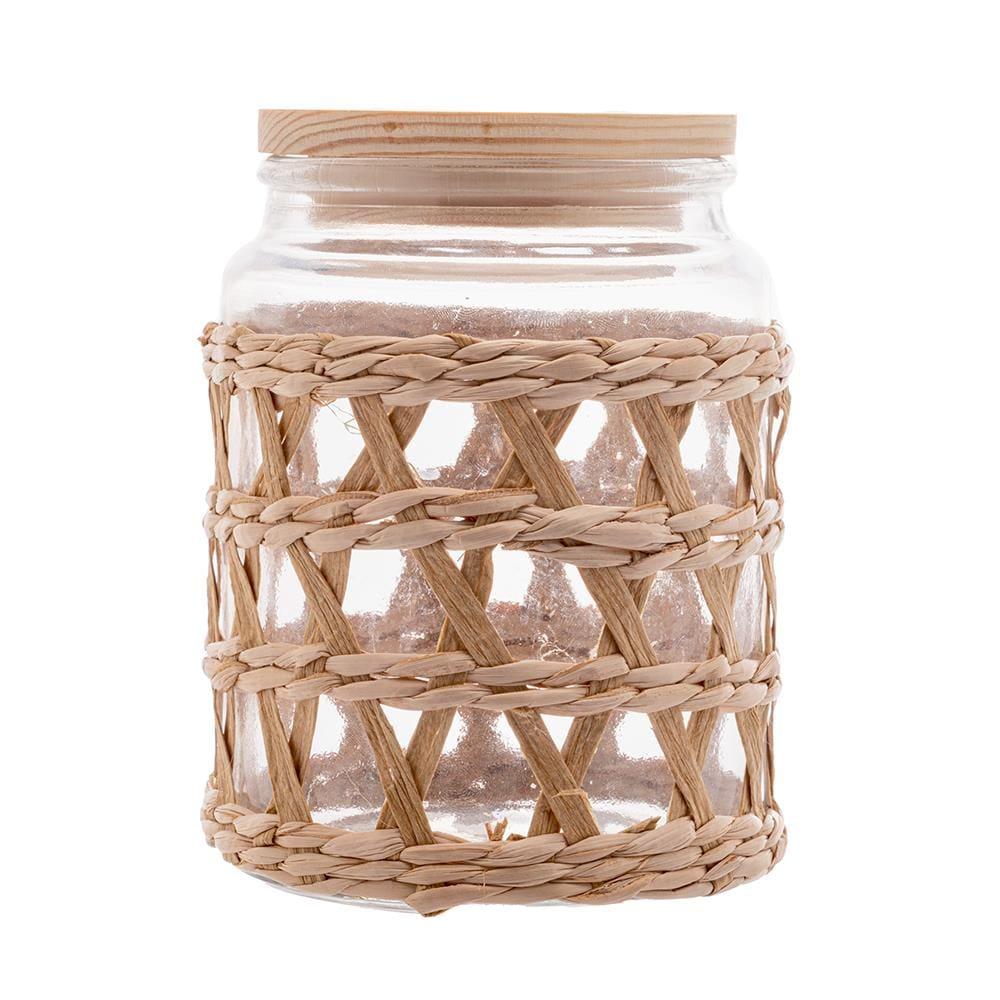 Porta Mantimentos Wolff 750ml Vidro com Sisal Tampa de Madeira - 3