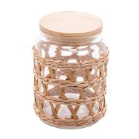 Porta Mantimentos Wolff 750ml Vidro com Sisal Tampa de Madeira - 2