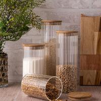 Porta Mantimento Wolff 1,1L Vidro Borossilicato Tampa Bambu - 5