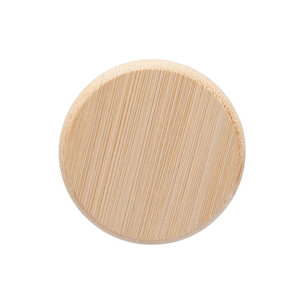 Porta Mantimento Wolff 120ml Vidro Borossilicato com Tampa Bambu Elegante - 4