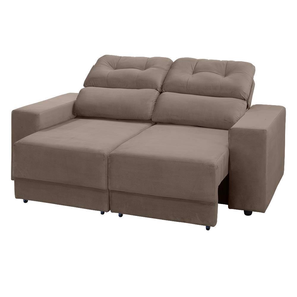 Sofá RBF Móveis Niterói 3 Lugares 182cm Retrátil Reclinável - 4