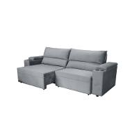 Sofá RBF Móveis Acapulco 4 Lugares Bipartido Retrátil Reclinável