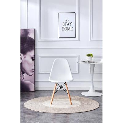 Cadeira Conthey Eiffel Design Eames Base Madeira Estrutura Metálica