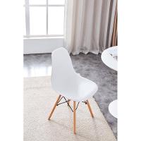 Cadeira Conthey Eiffel Design Eames Base Madeira Estrutura Metálica - 2