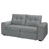 Sofá RBF Móveis Cedro 4 Lugares 242cm Bipartido Retrátil Reclinável - 2