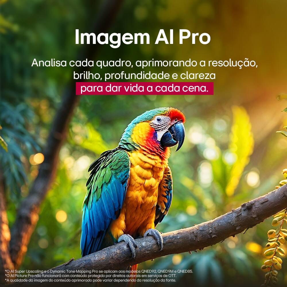 Smart TV 75” 4K LG QNED 75QNED82ASG Processador a7 Gen8 Dolby Atmos WebOS 25 Charcoal Black - 7