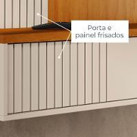 Painel Suspenso para TV Madetec Aurora 160cm Ripado Porta Deslizante - 7