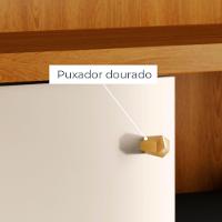 Painel Suspenso para TV Madetec Aurora 160cm Ripado Porta Deslizante - 8