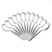 Jogo de Colheres de Sobremesa Brinox Turim Aço Inox 12 Peças Aço Inox Polido com Friso - 1