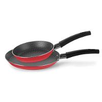 Conjunto Tapioqueira e Frigideira Multiflon Gourmet Vermelha Antiaderente 7 Camadas - 1