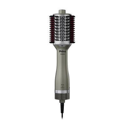 Escova Secadora Philco PES30 1300W 4 em 1 Cerâmica Bivolt Prata Cromado