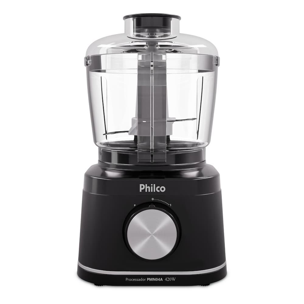 Processador de Alimentos Philco PMN04A 420W 500ml Trava de Segurança Preto - 1