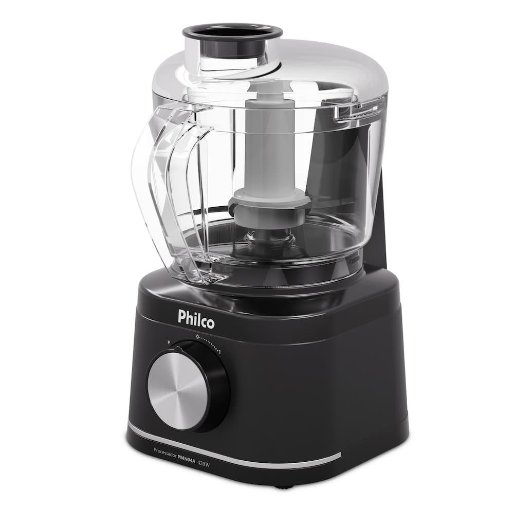 Processador de Alimentos Philco PMN04A 420W 500ml Trava de Segurança Preto - 8