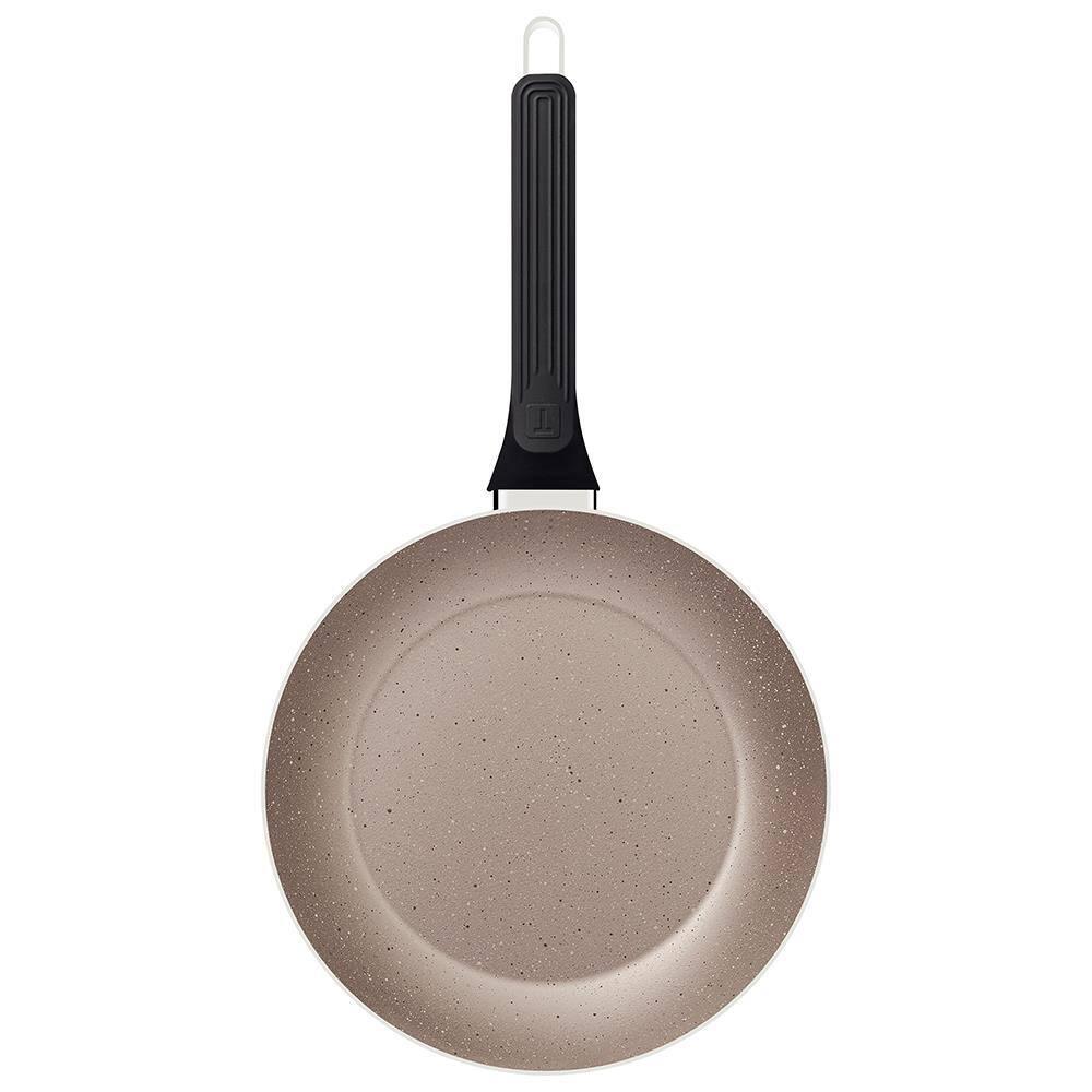 Frigideira Tramontina Milazzo 28cm Alumínio Antiaderente Starflon Max Soft-touch Amêndoa - 2