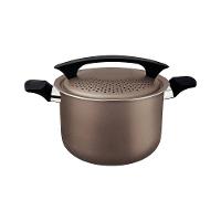 Espagueteira Tramontina Milazzo 22cm Alumínio Antiaderente Starflon Max Soft-touch Amêndoa - 1