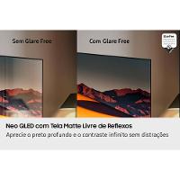Smart TV 75" 8K Samsung Neo QLED Ultra QN75QN900FGXZD 120Hz Processador NQ8 AI Gen2 Preta Titan