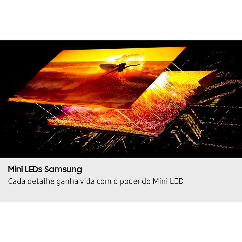 Smart TV Samsung 55" 4K Neo QLED Ultra QN55QN85FAGXZD Painel até 144Hz AI Dolby Atmos Controle por Gestos Preta Titan - 3