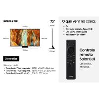Smart TV Samsung 75" 4K Neo QLED Ultra QN75QN70FAGXZD Painel até 144Hz Gaming Hub Processador NQ4 AI Gen2 Preta - 9