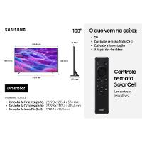 Smart TV	Samsung	100"	4K Neo QLED Ultra QN100QN80FGXZD Painel até 144Hz Gaming Hub Dolby Atmos Preta Titan - 9