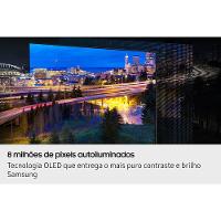 Smart TV 55” 4K Samsung OLED QN55S85FAGXZD Vision AI 120Hz Dolby Atmos Processador NQ4 AI Gen2 Preto Grafite - 3