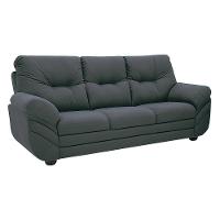 Sofá 3 Lugares Linoforte Francis com Almofadas Fixas e Revestimento em Suede 202 cm de Largura - 2