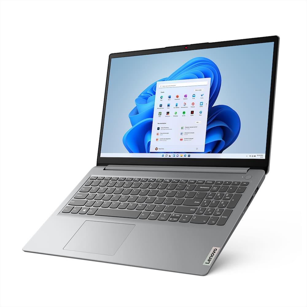 Notebook 15.6” Lenovo IdeaPad1 Windows 11 Intel Core i3-1315U 8GB RAM 256GB SSD Cinza - 3