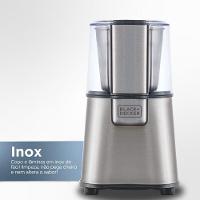 Moedor de Grãos Black+Decker MG200 Gourmand Gris 220W Inox - 6